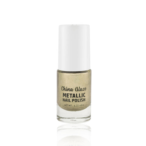 China Glaze Light Gold Metallic Nail Polish