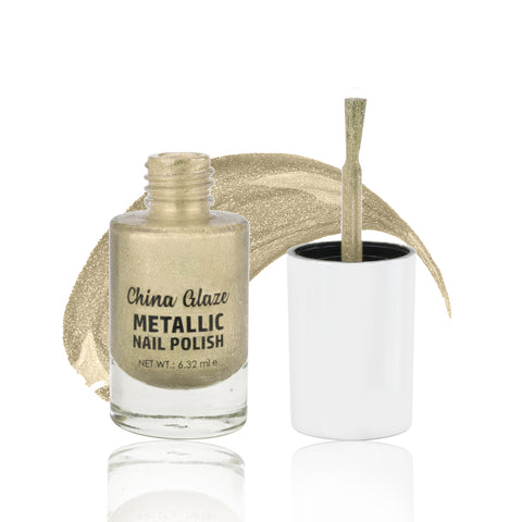 China Glaze Light Gold Metallic Nail Polish