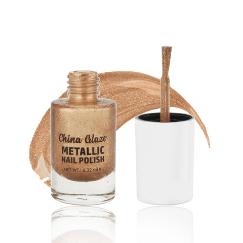 China Glaze Dark Gold Metallic Nail Polish