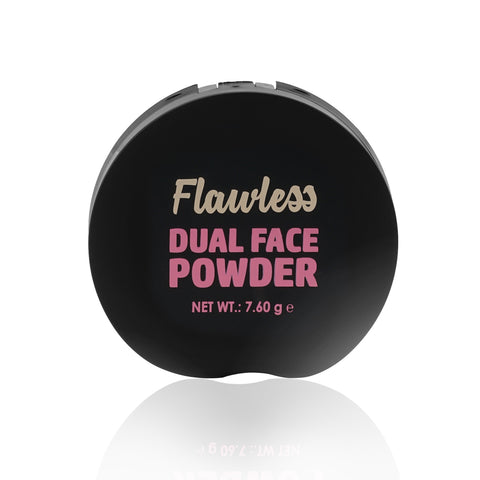 Flawless Dark Brown Dual Face Powder