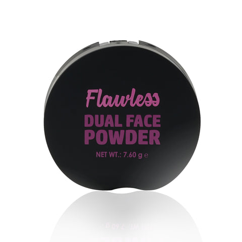 Flawless Medium Brown Dual Face Powder