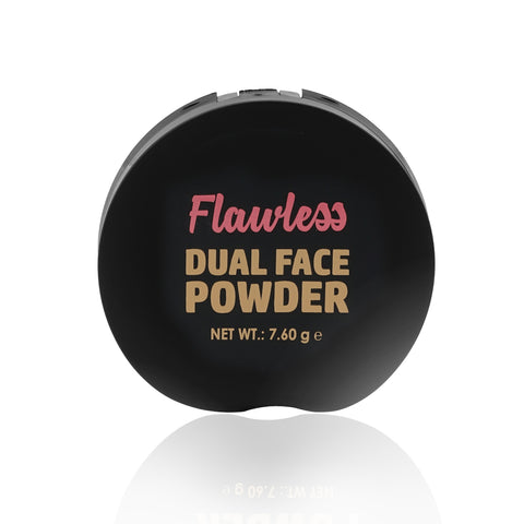 Flawless Light Brown Dual Face Powder