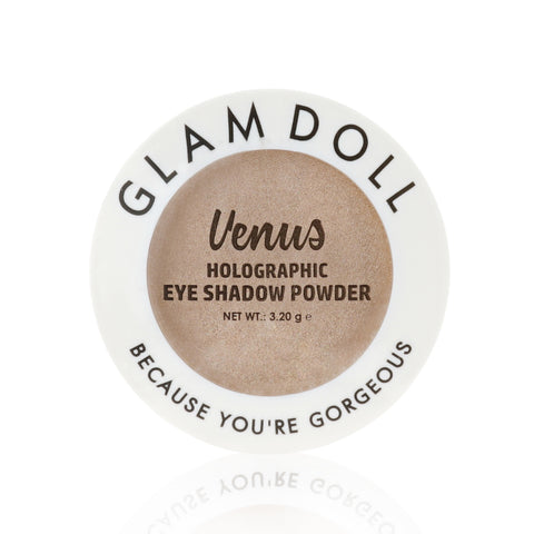 Venus Holographic Eyeshadow Powder Champagne Glitter